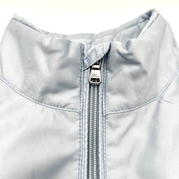 Ralph Lauren Golf Womens Light Blue Zip-Up Vest Women’s Large Tennis Pickleball - Picture 9 of 10